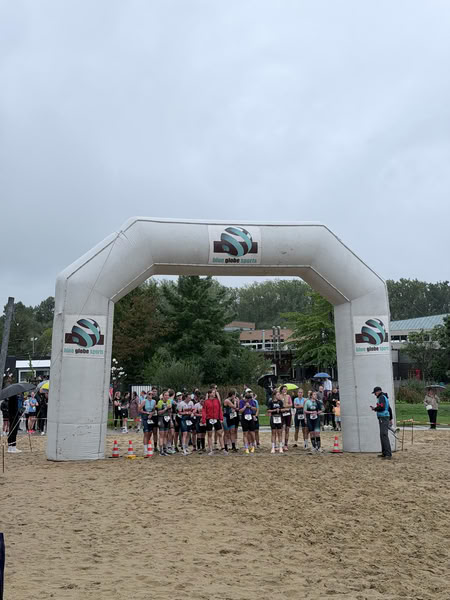 The start at De Gavers.