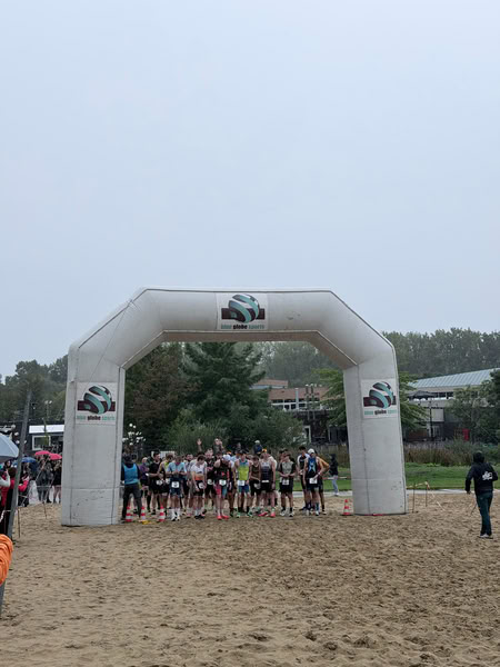 The start at De Gavers.