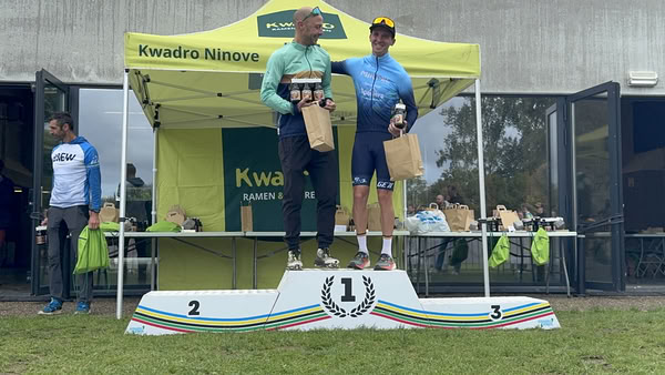 Podium under the KwadrO Ninove tent.